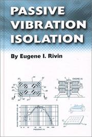 Cover of: Passive vibration isolation