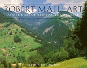 Cover of: Robert Maillart and the art of reinforced concrete