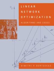 Cover of: Linear network optimization: algorithms and codes