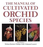 Cover of: The manual of cultivated orchid species