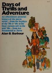 Cover of: Days of thrills and adventure