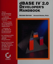 Cover of: dBase IV 2.0 developer's handbook.