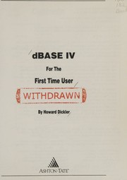 Cover of: dBase IV for the first time user