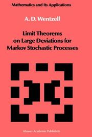 Cover of: Limit theorems on large deviations for Markov stochastic processes
