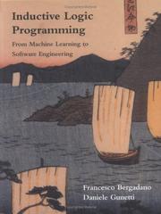 Cover of: Inductive Logic Programming: From Machine Learning to Software Engineering (Logic Programming)