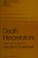Cover of: Death: interpretations.
