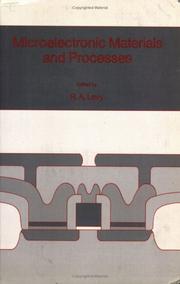 Cover of: Microelectronic Materials and Processes (NATO Science Series E:) by R.A. Levy, R.A. Levy