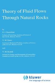 Cover of: Theory of fluid flows through natural rocks