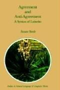 Cover of: Agreement and anti-agreement by Susan Steele