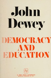 Cover of: Democracy and Education