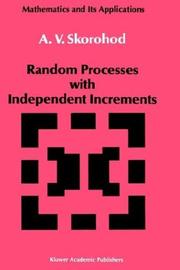 Cover of: Random processes with independent increments