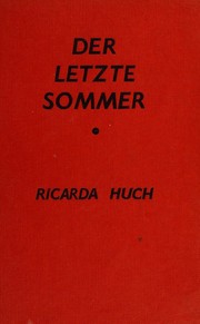 Cover of: Der letzte Sommer