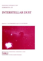 Cover of: Interstellar Dust (International Astronomical Union Symposia)