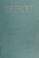 Cover of: Detroit, dynamic city