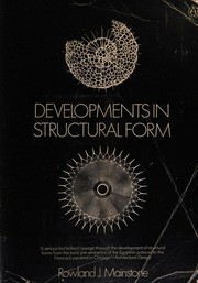 Cover of: Developments in structural form