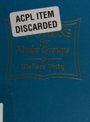 Cover of: Devotions for adult groups.
