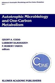 Cover of: Advances in Autotrophic Microbiology and One-Carbon Metabolism by 
