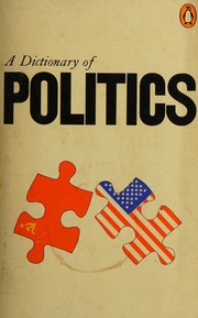 Cover of: A Dictionary of Politics