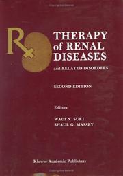Cover of: Therapy of renal diseases and related disorders