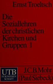 Cover of: Die Soziallehren der christlichen Kirchen und Gruppen