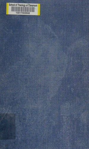 Cover of Die Theologie der Propheten als Grundlage für die innere Entwicklungsgeschichte der israelitischen Religion by Bernhard Duhm