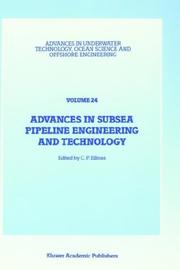 Cover of: Advances in subsea pipeline engineering and technology | 