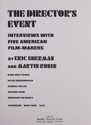Cover of: The director's event by Sherman, Eric., Sherman, Eric.