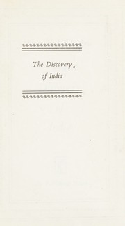 Cover of: The discovery of India by Jawaharlal Nehru, Jawaharlal Nehru