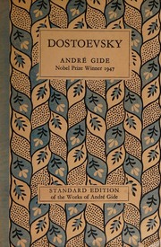 Cover of: Dostoevsky (Standard edition of the works of André Gide)