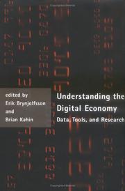 Cover of: Understanding the Digital Economy: Data, Tools, and Research