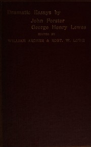 Cover of: Dramatic essays