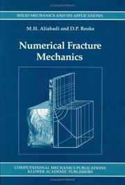 Cover of: Numerical fracture mechanics by M. H. Aliabadi