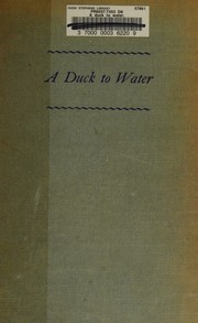 Cover of: A Duck to water