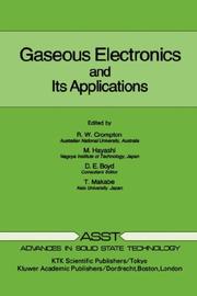 Gaseous electronics and its applications by M. Hayashi, T. Makabe