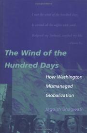 Cover of: The Wind of the Hundred Days by Jagdish Bhagwati