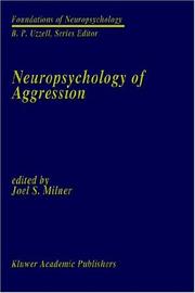 Cover of: Neuropsychology of aggression