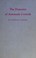 Cover of: The dynamics of automatic controls
