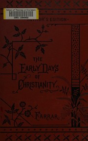 Cover of: The early days of Christianity