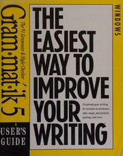 Cover of: The Easiest Way to Improve Your Writing-User's Guide