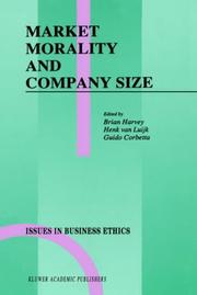 Cover of: Market morality and company size