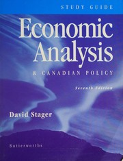 Economic analysis & Canadian policy