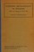 Cover of: Economic development in Denmark before and during the World War.