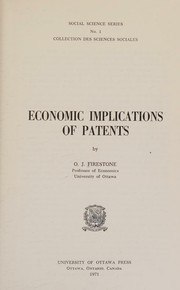 Cover of: Economic implications of patents,