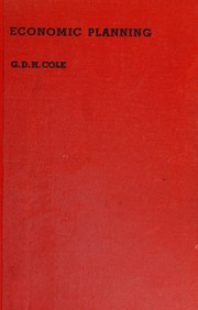 Cover of: ... Economic planning