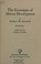 Cover of: The economics of African development