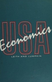 Front cover of Economics USA by Harold R. Leith