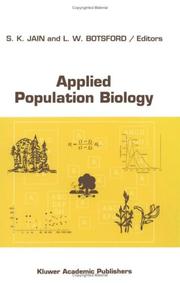 Cover of: Applied population biology