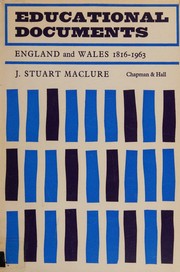 Front cover of Educational documents by J. Stuart Maclure