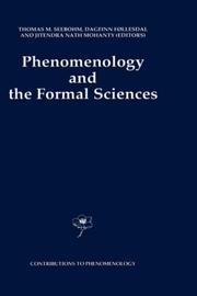 Cover of: Phenomenology and the formal sciences