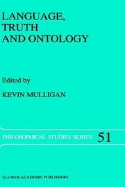 Cover of: Language, truth, and ontology